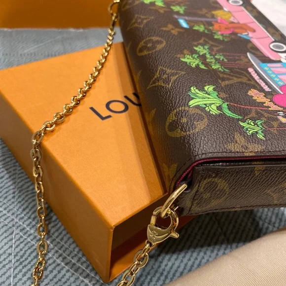 Louis Vuitton Felicie Pochette Xmas 2021 Vivienne Hollywood - Picture 7 of 8